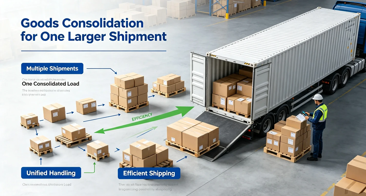 Goods consolidation