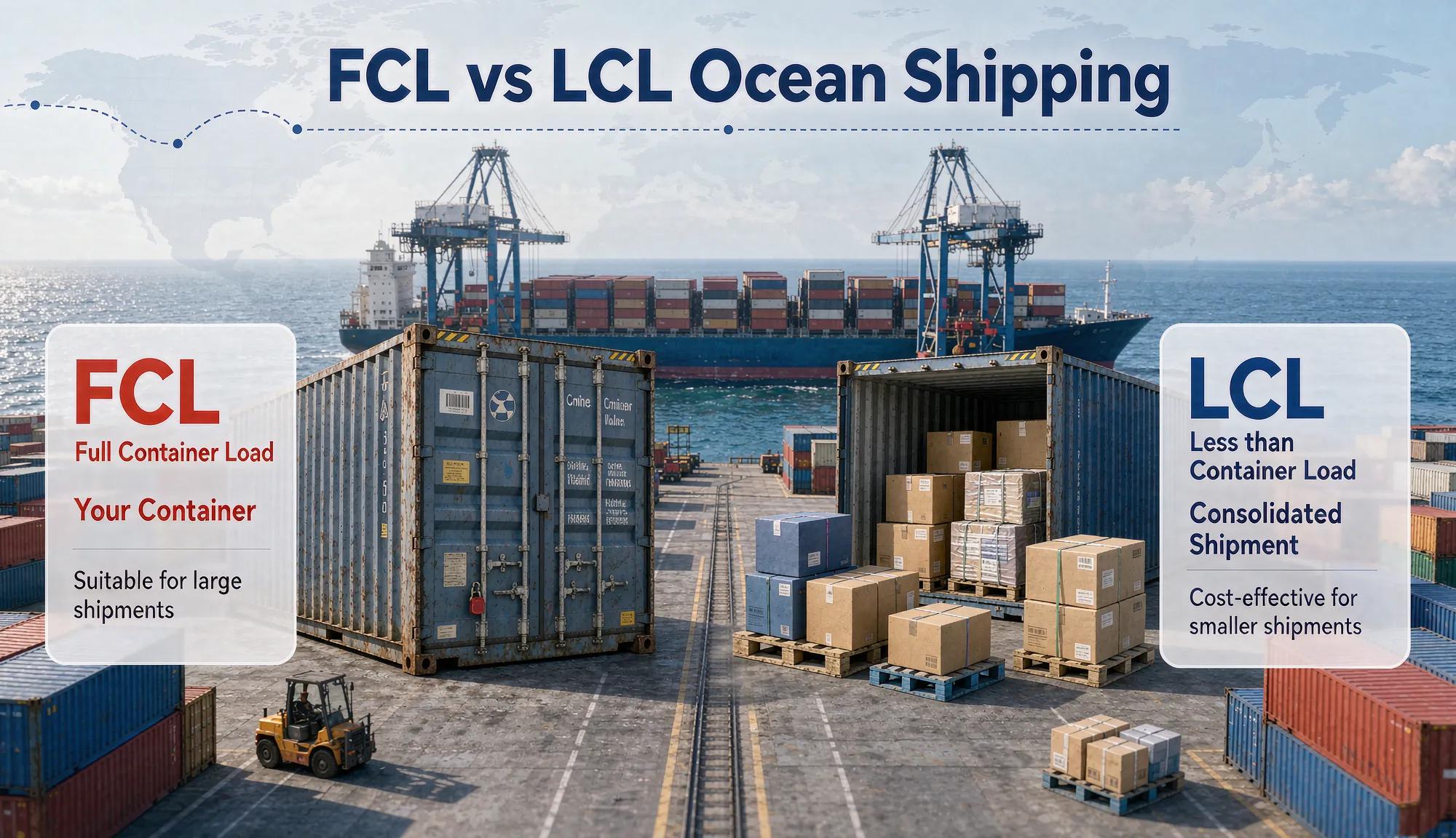 Ocean FCL vs LCL